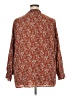 Unbranded 100% Polyester Paisley Brown Long Sleeve Blouse Size 22 - photo 2