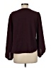 Cato Burgundy Long Sleeve Blouse Size M - photo 2