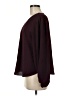 Cato Burgundy Long Sleeve Blouse Size M - photo 5