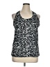 Bcg 100% Polyester Silver Sleeveless Blouse Size XL - photo 1