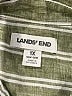 Lands' End 100% Linen Stripes Green Long Sleeve Button-Down Shirt Size 1X - photo 7