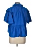 SOFIA Blue Short Sleeve Blouse Size L (estimated) - photo 2