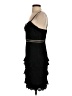 Aqua 100% Polyester Black Cocktail Dress Size S - photo 5