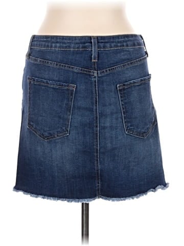 Just Black Denim Skirt (view 2)