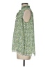 Max Studio 100% Polyester Green Sleeveless Blouse Size M - photo 5