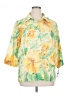 Alfred Dunner 100% Polyester Tropical Yellow 3/4 Sleeve Blouse Size XL - photo 1