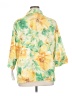 Alfred Dunner 100% Polyester Tropical Yellow 3/4 Sleeve Blouse Size XL - photo 2