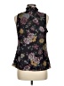 Perseption Concept 100% Polyester Floral Black Sleeveless Blouse Size M - photo 2