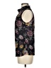 Perseption Concept 100% Polyester Floral Black Sleeveless Blouse Size M - photo 5