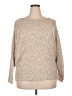 Unbranded Metallic Tan Pullover Sweater Size 2X - photo 1