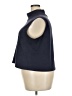 Coco + Carmen Blue Short Sleeve Turtleneck Size XXL - photo 5