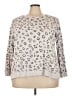 Jane and Delancey Animal Print Silver Pullover Sweater Size 3X - photo 1