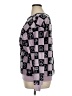 Wound Up 100% Polyester Checkered-gingham Purple Pullover Sweater Size XL - photo 5