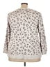 Jane and Delancey Animal Print Silver Pullover Sweater Size 3X - photo 2