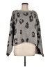 By Together Animal Print Gray Pullover Sweater Size M - photo 1
