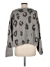 By Together Animal Print Gray Pullover Sweater Size M - photo 2