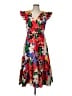 Vince Camuto 100% Polyester Floral Red Cocktail Dress Size 12 - photo 1