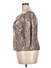 Alex Evenings Metallic Silver Jacket Size 18 - photo 5