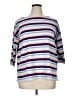J.Jill Stripes White Pullover Sweater Size 1X - photo 1