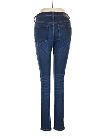 Madewell 9" Mid-Rise Skinny Jeans in Larkspur Wash: TENCEL&trade; Denim Edition (view 2)