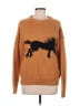 Porridge Animal Print Brown Pullover Sweater Size Med (2) - photo 1
