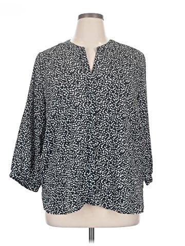 Jachs Girlfriend 3/4 Sleeve Blouse (view 1)
