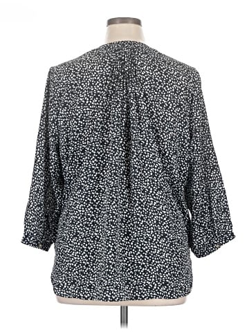 Jachs Girlfriend 3/4 Sleeve Blouse (view 2)