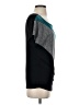 I.N. Studio Color Block Teal Short Sleeve Top Size S - photo 4