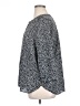 Jachs Girlfriend 100% Polyester Gray 3/4 Sleeve Blouse Size XL - photo 5