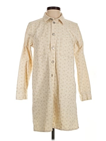 Madewell Embroidered Eyelet Denim Shirtdress (view 1)