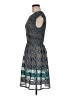 Max Studio Chevron-herringbone Teal Casual Dress Size M - photo 5