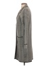 Nine West Houndstooth Gray Coat Size S - photo 5