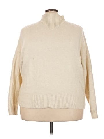 Madewell Plus Dillon Mockneck Pullover Sweater (view 1)