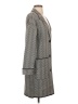 Nine West Houndstooth Gray Coat Size S - photo 4