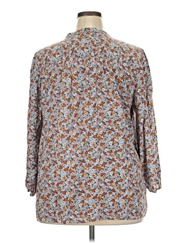 Ann Taylor LOFT Outlet 3/4 Sleeve Blouse (view 2)