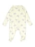 Carter's Print Ivory Long Sleeve Onesie 0-3 MO / 3 MO - photo 2