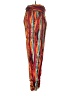 Full Circle Trends With Love Print Orange Track Pants Size M - photo 4