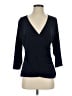 Coldwater Creek Blue 3/4 Sleeve Top Size S - photo 1