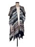Torrid 100% Viscose Blue Poncho One size - photo 1