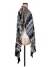 Torrid 100% Viscose Blue Poncho One size - photo 4