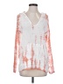 Michael Stars 100% Cotton Tie-dye White Pullover Sweater Size XS - photo 1