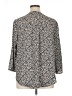 Maurices 100% Polyester Gray 3/4 Sleeve Blouse Size 14 (0) - photo 2