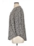 Maurices 100% Polyester Gray 3/4 Sleeve Blouse Size 14 (0) - photo 5