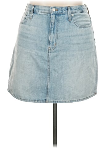Madewell Denim High-Waist Straight Mini Skirt in Fitzgerald Wash (view 1)