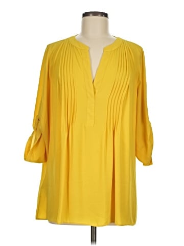 BCBGMAXAZRIA 3/4 Sleeve Blouse (view 1)