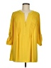 BCBGMAXAZRIA 100% Polyester Yellow 3/4 Sleeve Blouse Size M - photo 1