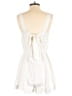 Sugar Lips 100% Polyester Solid Ivory Romper Size XS - photo 2