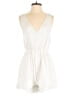 Sugar Lips 100% Polyester Solid Ivory Romper Size XS - photo 1