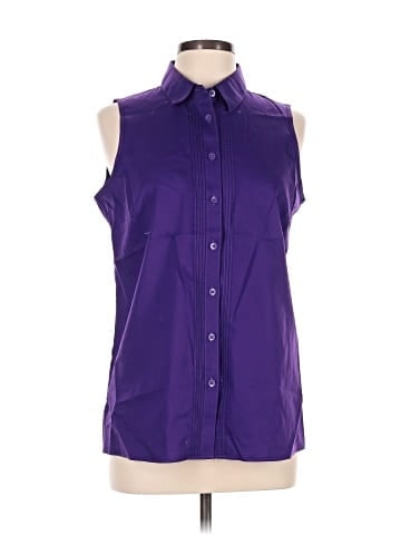 Coldwater Creek Sleeveless Button-Down Shirt (view 1)