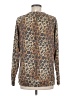 Caslon Animal Print Brown Pullover Sweater Size M - photo 2